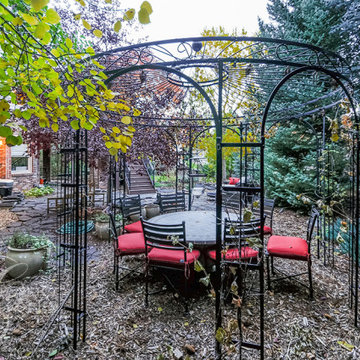 Englewood Pergola Deck with Split Stair Design