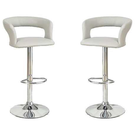 Adjustable Height Bar Stool, Set of 2