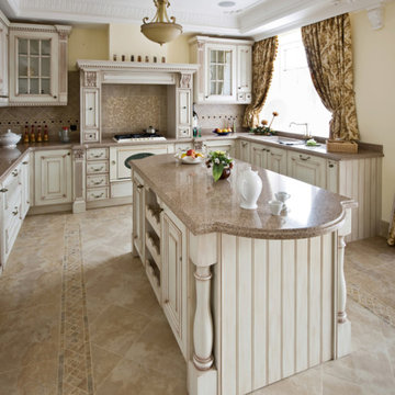 Crema Caramelo granite countertop