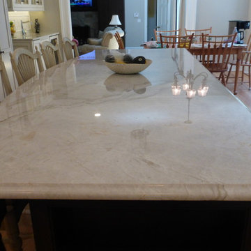 Taj Mahal Quartzite kitchen