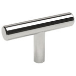 Cosmas - Cosmas 404CH Polished Chrome Slim Line Euro Style T Bar Knob - Manufacturer: Cosmas