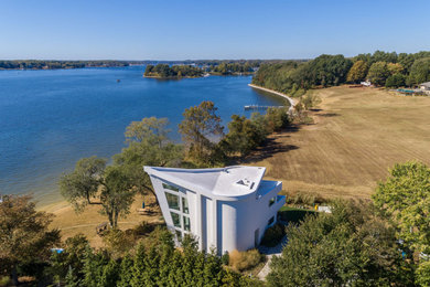 Contemporary exterior home idea in Baltimore