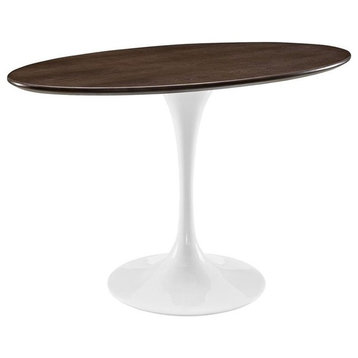 Hawthorne Collection 48" Oval Dining Table in Walnut