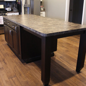 Cherry with Espresso stain Kitchen Island ~ Brunswick, OH