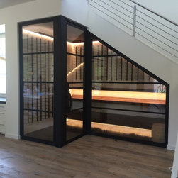 Contemporary Wine Door/Enclosure - Interior Doors