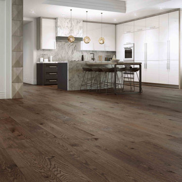 Sculpted Red Oak Hillside Hardwood Floors