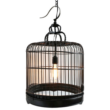 Vintage Bird Cage Pendant Light