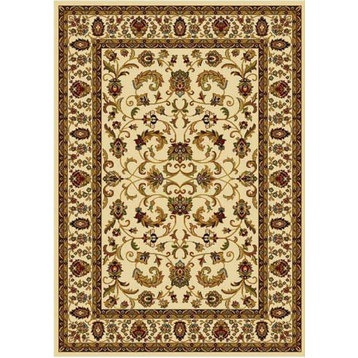 Home Dynamix Area Rugs: Royalty Rug: 3208-100 Ivory 7'8"x10'4