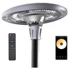 Solar Powered RGB LED UFO-Round Light APP/Remote Control for Outdoor, 20w