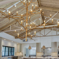 Custom Transitional Rebuild - Chandeliers