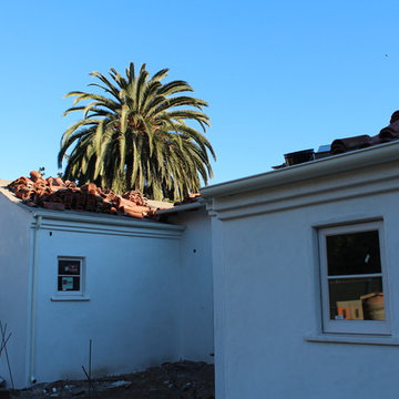Half Round Rain Gutters in Encino California