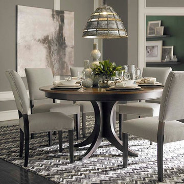 Custom Dining 60" Round Table by Bassett Furniture