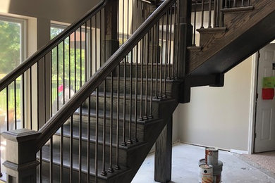 Single Post Atrium Stair