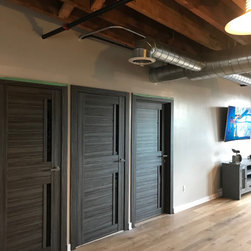 Private Residence - Esta Gray Oak - Interior Doors