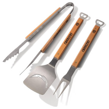 NFL  Los Angeles Chargers 3-Piece BBQ Set-Classic Series