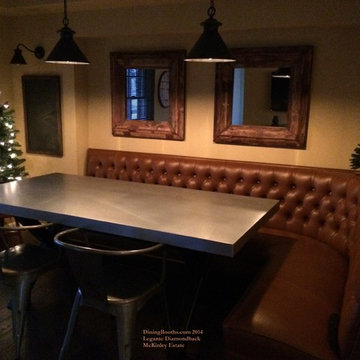 Residential Diamond Back Banquette Dining Booth
