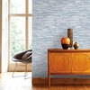 Moire Dots Peel and Stick Wallpaper, Blue Moon, 28 Sq Ft