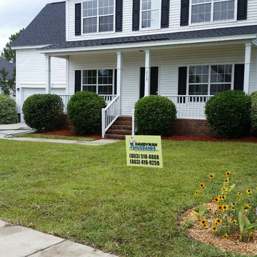 Yard sodded and nourished