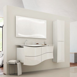 Naples Bathroom Remodel - White Modern Vanities - Bathroom Vanities And Sink Consoles