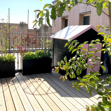 Terrasse - Ecrin de bois pour un air de Méditerranée à Montreuil !