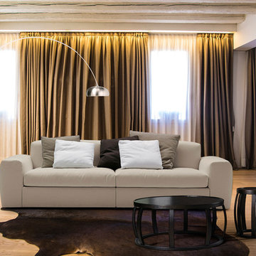 Interiors of historical luxury building nearby Venice