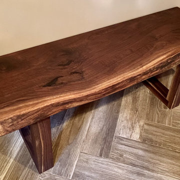 Customizable Live Edge Black Walnut Coffee Tables, Made-To-Order