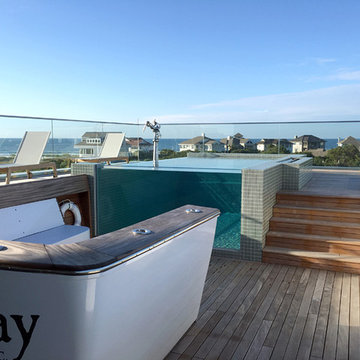 Nautical Themed Rooftop Pool