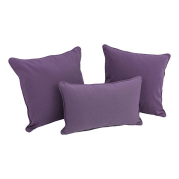 Plum Purple 18x18 Decorative Sofa Pillow Art Silk Throw Pillow Cover Custom Illusion Throw Pillow Custom Circles Dots Purple Touch