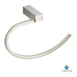 Fresca Ottimo Towel Ring - Brushed Nickel FAC0425BN - Towel Rings