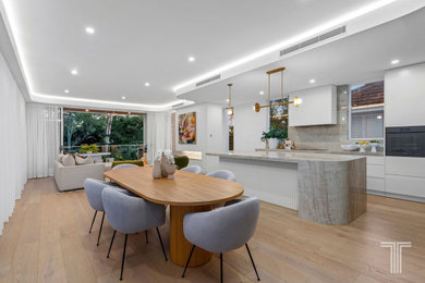 Design ideas for a contemporary home design in Brisbane.