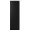 18"W True Fit PVC Two Panel Chevron Modern Style, Black, 25"H