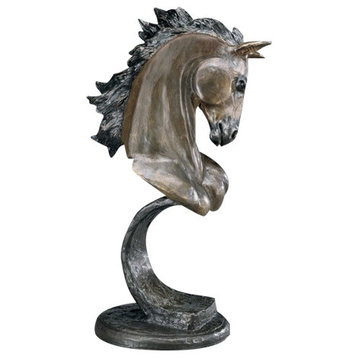 Stallion Bronze Horse Sculpture