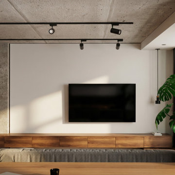 Minimal Urban Loft with Calm Textures