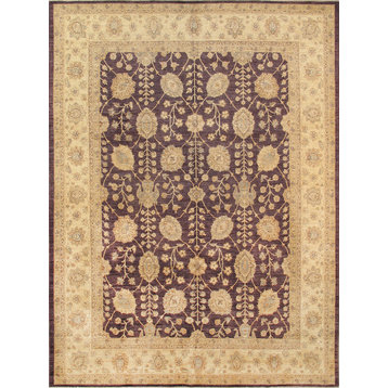Ferehan Collection Hand-Knotted Lamb Wool Area Rug, 9'2"x12'2"