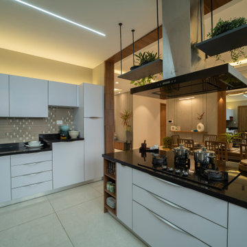 Industrial theme luxury 4 BHK apartment, Bangalore