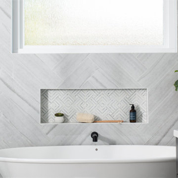 Ladera Ranch Remodel with Herringbone Wall Tile