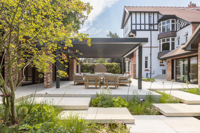 Inspiration for a modern patio in Cheshire.