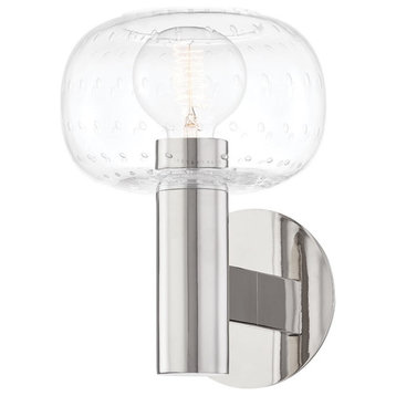 Mitzi H403301 Harlow 1 Light 10" Tall Wall Sconce - Polished Nickel