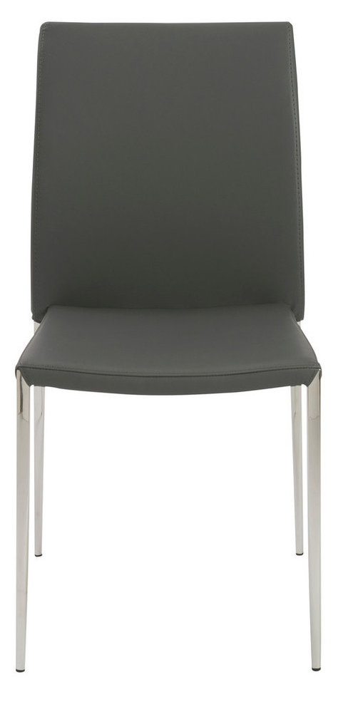 Dina Stackable Chair Diana Stacking Side Chairs, Set of 2 - Contemporary - Dining Chairs ...
