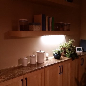 Crystal Cabinetry -Maple Framelesss