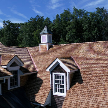 Bernardsville, NJ, Cedar Roof Installation on Residence and Pool House