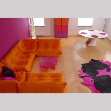 Mut zur Farbe- Einfamilienhaus in münchen