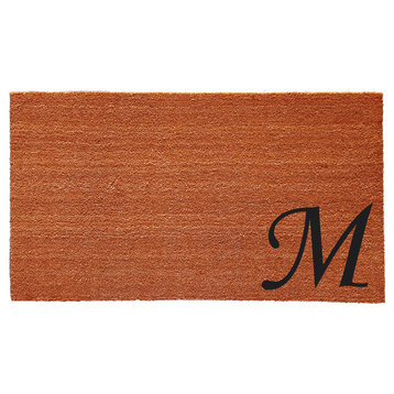 Urban Chic Monogram Doormat 18"x30", Letter M