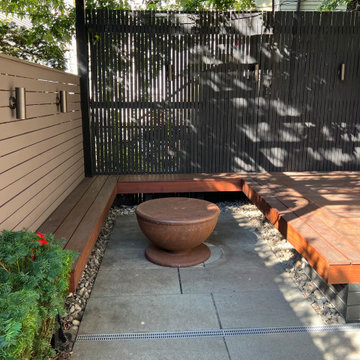 Shady Garden Deck and Pergola Renovation