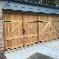 Custom wood garage door - Products