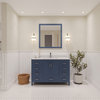 Rooh Bathroom Vanity, Navy Blue, 48", Vanity Cabinet Only