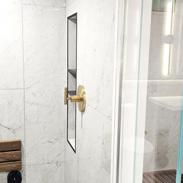 Modern Basement Spa Bathroom