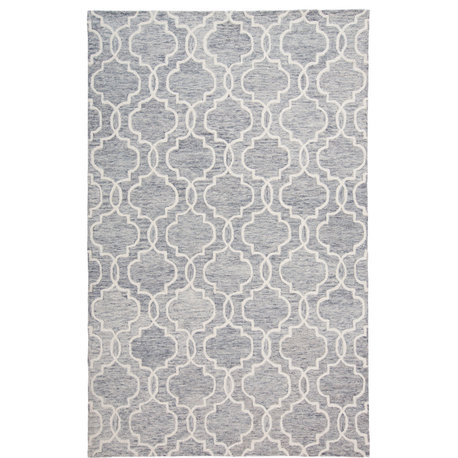 Weave & Wander Natal Rug, Gray/Ivory, 2'x3'