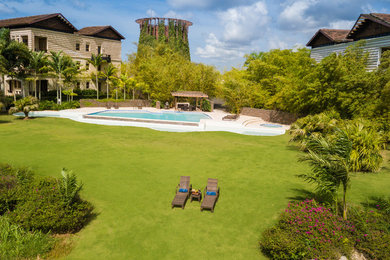 Example of a trendy patio design in Other
