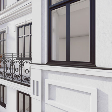 Dachgeschossneuaufbau und Fassadensanierung Berlin Charlottenburg